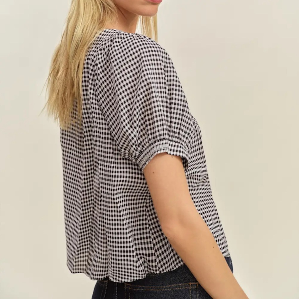 Reformation Calia Top Remy Check - Picture 3 of 6